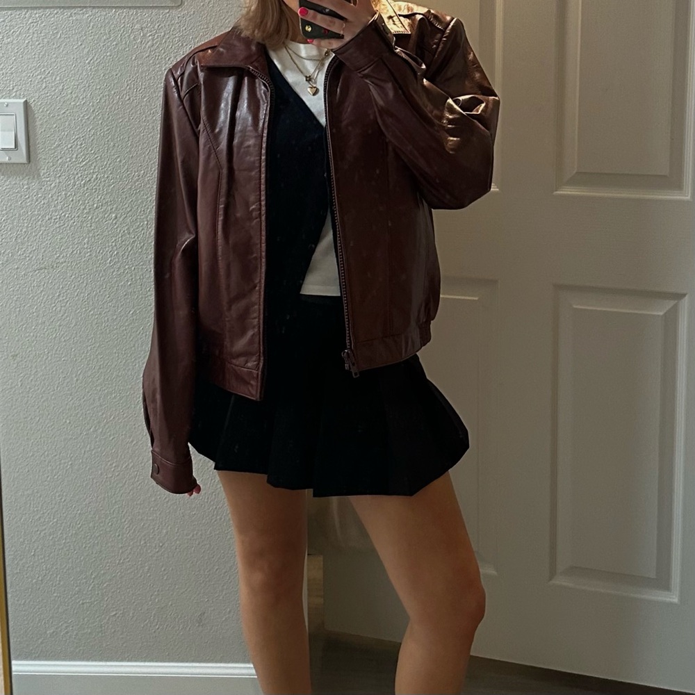 Leather jacket